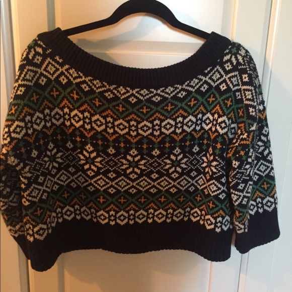3/40$ BDG cropped fait isle sweater - Picture 5 of 6